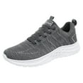 thumbnail image 1 of kamemir Mens Shoes Casual Marc Men's Mesh Sneakers Oxfords Lace-Up Lightweight Casual Walking Shoes (Grey,7.5), 1 of 6