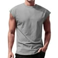 thumbnail image 1 of kamemir Mens Short Sleeve Tee Shirts Men's Crew T-Shirt Undershirts(Grey,S), 1 of 4