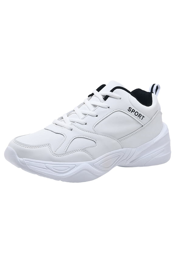 Mens Sneakers - Cross Trainer Mens Tennis Shoes, Pickleball or Walking Shoes for Men, Medium or Extra Wide Width Court Shoes(White,9)