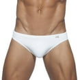 thumbnail image 1 of kamemir Men's Swimwear Mens Gradient Swim Briefs Stylish Comfortable Bikini Swimwear Sexy Micro Swimsuit Bathing Sui Mens Swim Trunks with Compression Liner (White,L), 1 of 4