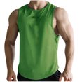 thumbnail image 1 of kamemir Mens Tank Top Men's Comfortsoft Fresh Ashirt(GN1,L), 1 of 6