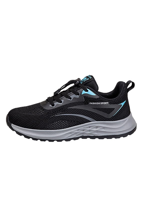 Mens Walking Shoes for Plantar Fasciitis, Orthopedic Sneakers for Men with Arch Support, Wide Toe Box Shoes for Pain Relief with Non Slip Rubber Sole(Black,10)