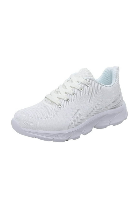 Non Slip&nbsp;Work Shoes Women Womens Shoes Non Slip Walking Sneakers Breathable Sports Shoes for Gym Travel Work White,8.5