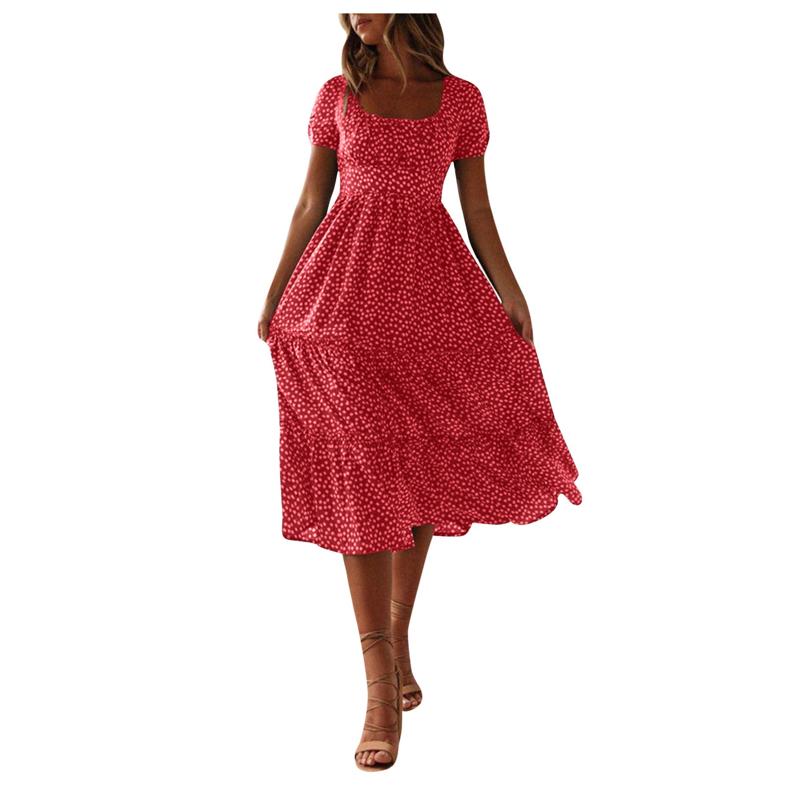 sexy red dress curvy Women's Plus Size Sultry Nights Ruched Midi Dress - Red