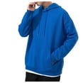 thumbnail image 1 of kamemir Plus Size Sweatshirts Mens Hoodies Pullover Oversized Acid Wash Hoodie Heavyweight Hoodie Men Athletic Vintage Sweatshirt Streetwear Unisex(Blue,3XL), 1 of 6