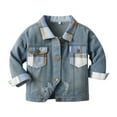 thumbnail image 1 of kamemir Rain Jacket For Boys Boys' Light Windbreaker Rain Jacket(Blue,6-12 Months), 1 of 6