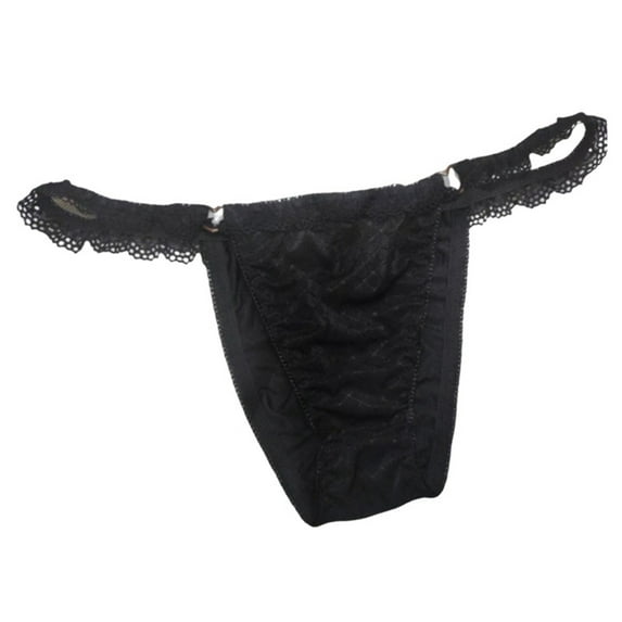 kamemir Seamless Underwear for Women Seamless Thongs for women No Show Stretch Underwear Soft Silky Invisible Panties (Black,One Size)