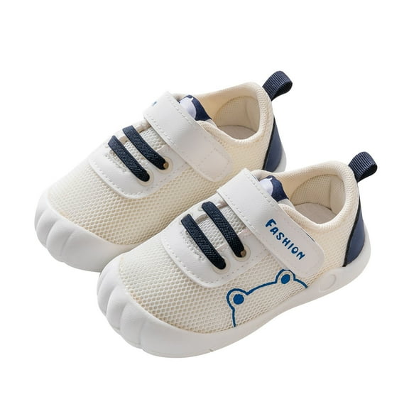 kamemir Shoes Kids Sneakers for Girls Boys Tennis Shoes Sneakers Outdoor Non Slip Toddler Kids Baby Girls Lace Up Soft Shoes Sneakers(Blue,7 )