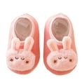 thumbnail image 1 of kamemir Sock Shoes Toddler Slippers Baby Baby Boys Girls Slipper Soft Sole Non Skid Sneaker Moccasins Toddler First Walker Cirb House Shoes (Z-Pink,2-3 Years), 1 of 4