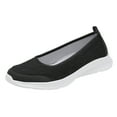 thumbnail image 1 of kamemir Slip On Sneakers Women Women's Slip On Shoes Sneakers for Women Fashion Comfortable White Black Elastic Sneakers for Women(Blue,8), 1 of 6