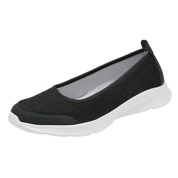 kamemir Slip On Sneakers Women Women's Slip On Shoes Sneakers for Women Fashion Comfortable White Black Elastic Sneakers for Women(Blue,8)