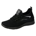 thumbnail image 1 of kamemir Sneakers Men's walk Athletic Slip Casual Walking Shoe (Black,8), 1 of 6