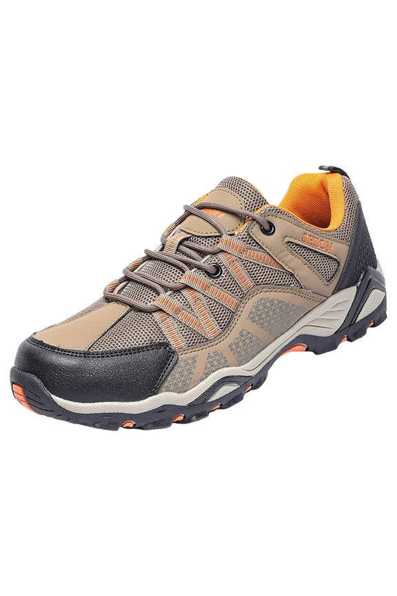 Sneakers for Men Wide Men's Afterburn(Brown,10.5)