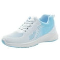thumbnail image 1 of kamemir Sneakers for Women Wide Width Women Atheltic Sport Running Shoes Lightweight Casual Walking Sneakers(Light Blue,7.5), 1 of 6