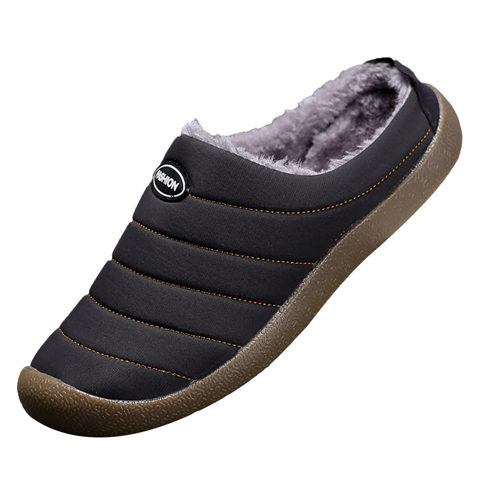Tazeap Men's & Women's Winter Snow Boots - Warm Fur Lined, Slip On Barefoot Style, Wide Toe Box, Zero Drop Ankle Boots (Unisex)