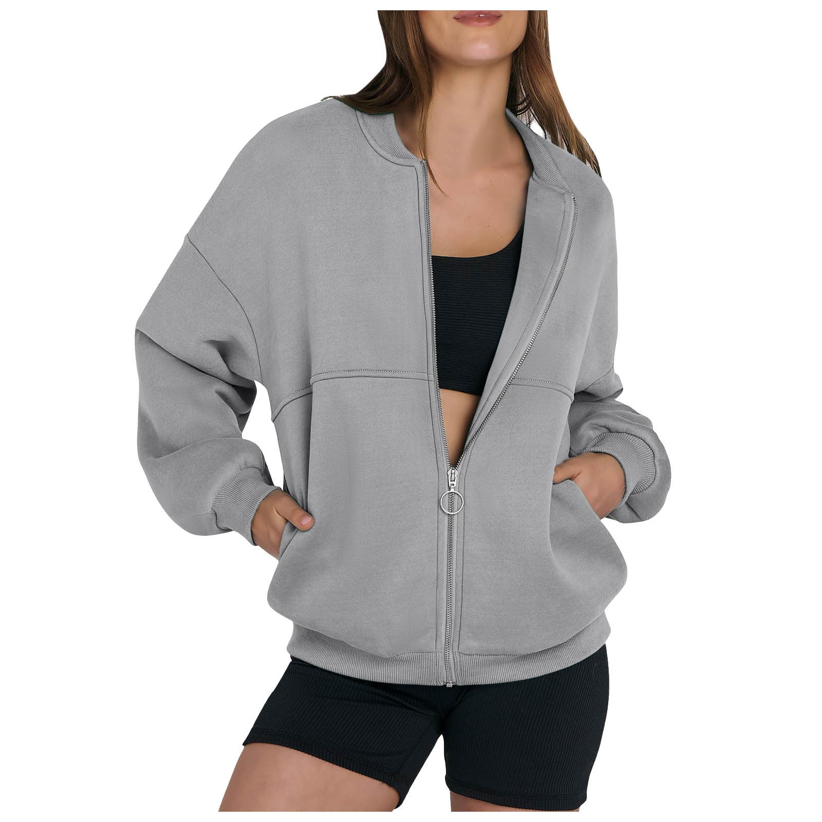 Front zip hooded sweatshirts sale