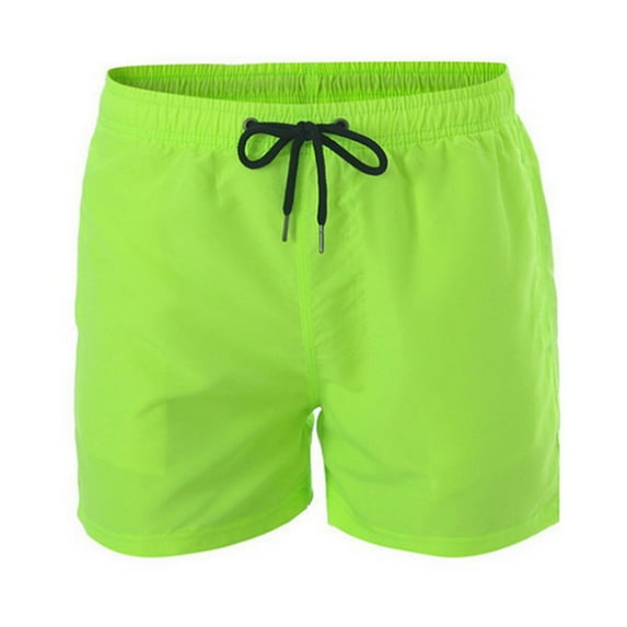 kamemir Swim Trunks Men Men's Funny Swim Trunks with Compression Liner Quick-Dry Stretch Shorts with Three Pockets (Mint Green,2XL)