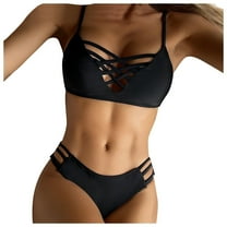 kamemir Tankini Women's Swimsuit Tankini Tummy Control Bathing Suits Two Piece Full Coverage Slim Swim Suits with High Waisted Bottom(Black,L)