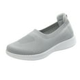 thumbnail image 1 of kamemir Walking Shoes for Women Walking Shoes Women Sock Sneakers Lightweight Comfy Breathable Casual Pull-on Daily Shoes Zapatillas de Mujer(Gray,8), 1 of 7