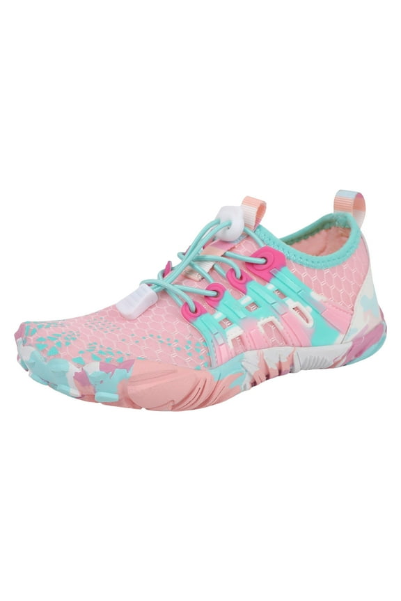Water Shoes for Kids Boys Girls Quick Dry Aqua Swim Shoes for Beach Pool Water Sport(Pink,11.5)