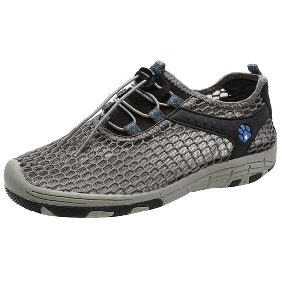 kamemir Water Shoes for Men Women Barefoot Quick-Dry Aqua Sock Outdoor Athletic Sport Shoes Kayaking Boating Hiking Surfing Walking(Gray,11)