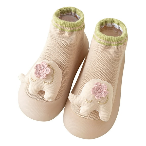 kamemir Wide Toddler Shoes Baby Sneakers Baby Boys Girls Sneakers Anti-Slip Rubber Sole Shoes(O1-Coffee,12-15 Months)