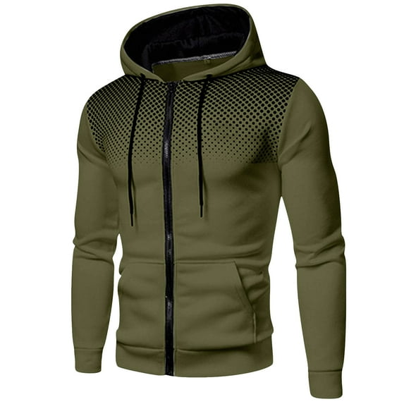 kamemir Wind Breaker Jackets Mens Men's Lightweight Jackets Cotton Casual Jacket Zip Up Coat Work Golf Outwear(AG,L)