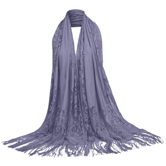 kamemir Winter Scarves for Women Scarf for Women - Womens Scarf Pashmina Shawls and Wraps for Evening Dresses, Fashion Long Scarves(Grey,One Size)