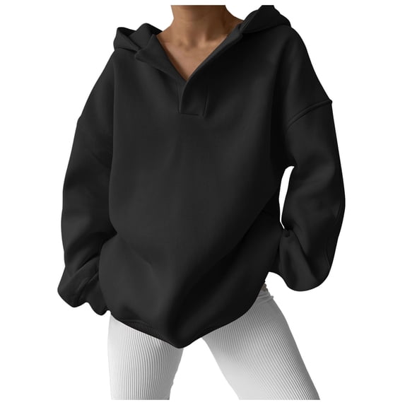 kamemir Womans Hoodie Women's Hoodie, Ecosmart Fleece Full-zip Hoodie, Zip-up Hooded Sweatshirt(F-Black,M)