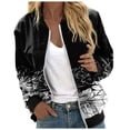 thumbnail image 1 of kamemir Women Jacket Womens 2024 Fall Clothes Long Sleeve Open Front Cropped Jacket(,XL), 1 of 5