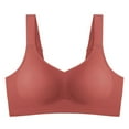 thumbnail image 1 of kamemir Women'S Minimizer Bras Womens Seamless Wireless Supportive Bra Push Up Comfort Soft No Underwire Full Coverage Bra Red,M, 1 of 4