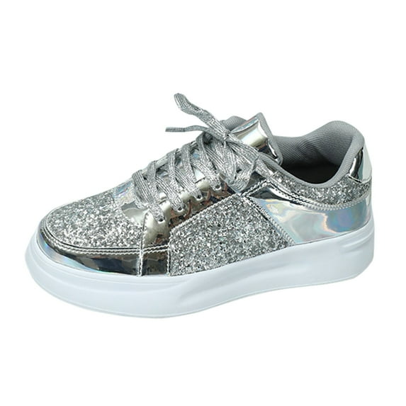 kamemir Women Shoes Women's Cute Shoe(Silver,8)