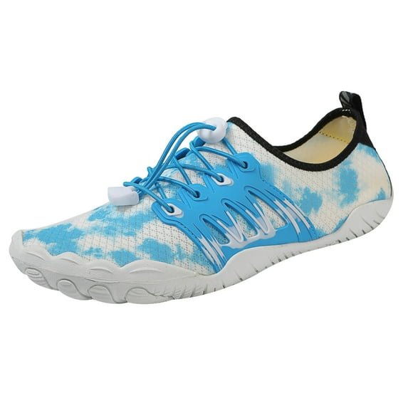 kamemir Women's Shoes Running Shoes Lightweight Tennis Shoes Non Slip Gym Workout Shoes Breathable Mesh Walking Sneakers(Blue,7)