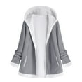 thumbnail image 1 of kamemir Women's Trench Coats Women's Lightweight Waterproof Windproof Adjustable Windbreaker Jackets Hooded with Pockets(Grey,XXL), 1 of 5