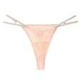 thumbnail image 1 of kamemir Women's Underwear Women's Seamless Thong Underwear (Pink,One Size), 1 of 3