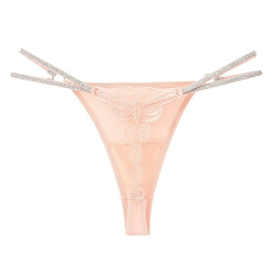 kamemir Women's Underwear Women's Seamless Thong Underwear (Pink,One Size)