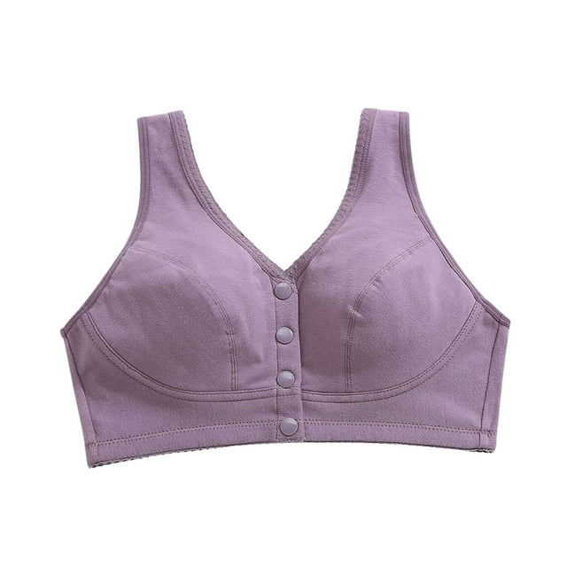 kamemir Womens Bras Women's Front Closure Full Coverage Wirefree ...