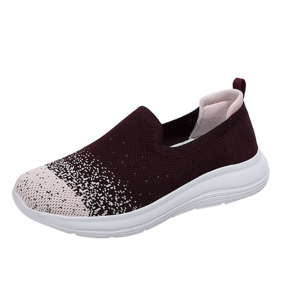 kamemir Womens Walking Shoes Walking Shoes Women Sock Sneakers Lightweight Comfy Breathable Casual Pull-on Daily Shoes Zapatillas de Mujer(Yellow,8)