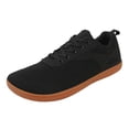 thumbnail image 1 of kamemir Womens Walking Shoes Wide Toe Barefoot Shoes Shoes Breathable Fashion Sneakers(Black,10.5), 1 of 6
