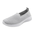 thumbnail image 1 of kamemir Womens Walking Shoes Women's Walking Shoes Casual Mesh-Comfortable Work Sneakers(Gray,8.5), 1 of 7