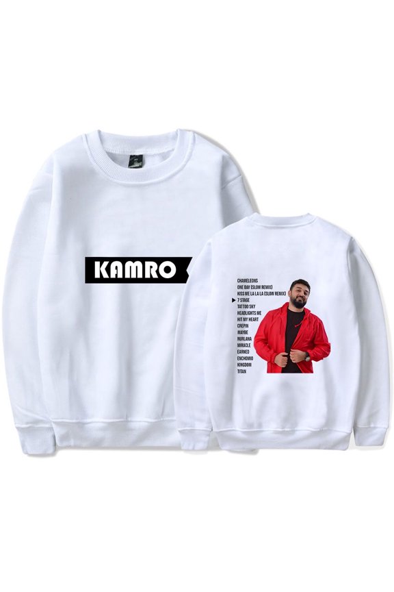 kamro Crewneck Pullover Merch Long Sleeve Sweatshirt Men/Women Casual Street Clothing