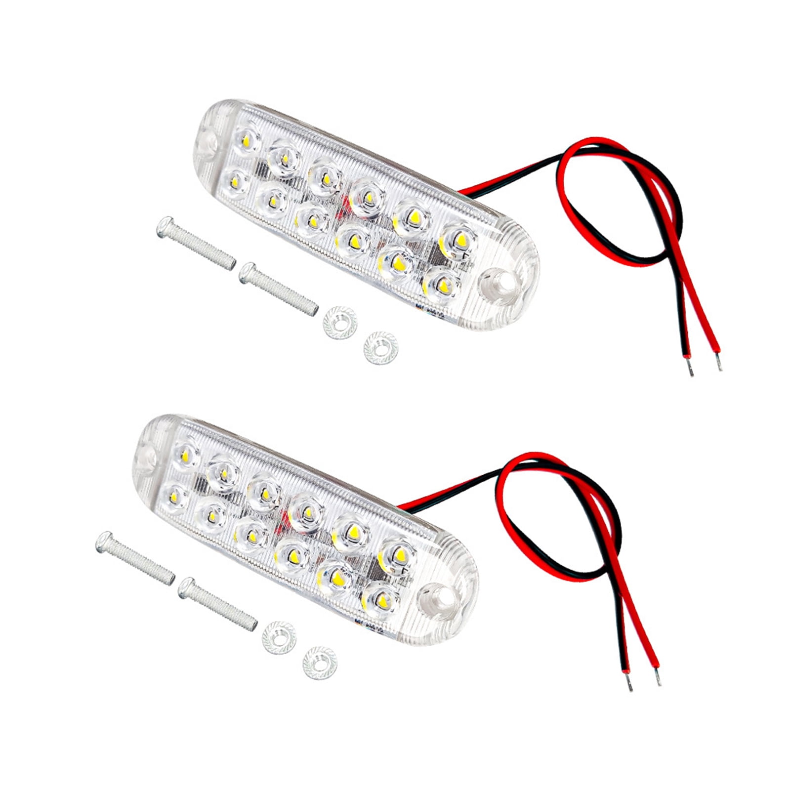 kanaroous 2piece Car 12LED Indicators Trailer Light Car Trailer LED