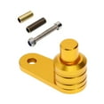 thumbnail image 1 of kanaroous Aluminum Alloy Motorcycle Brake Lock Switch Replacement Parking Button Fixing Lever Motorcycles Modification Accessories Gold, 1 of 6