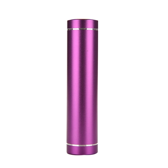 kanaroous Aluminum Bank Power Case Backup Charger No Wielding Clip Storage Box with Charging Port Purple