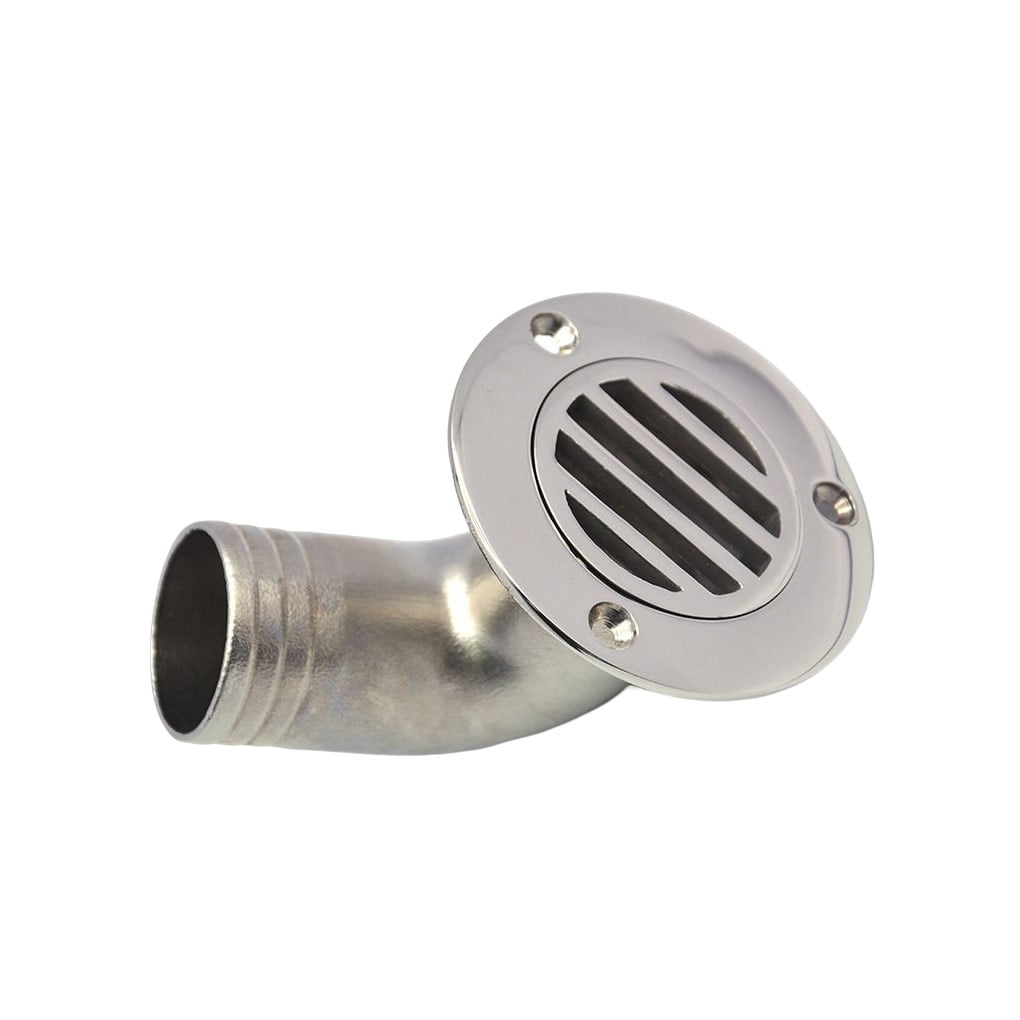 kanaroous Boat Drain Cover Stainless Steel Scupper Bend Lightness