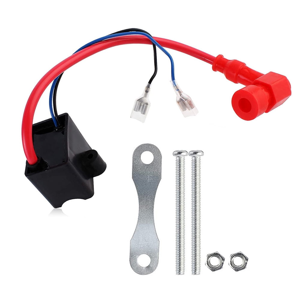 kanaroous CDI Ignition Coil High Performance Engine Bike with 2 Holes