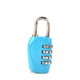 thumbnail image 1 of kanaroous Office School Keyless 4-digit Combination Lock Traveling Business Trip Suitcase Locker Drawer Gate Padlock Security Accessories Sky blue, 1 of 6