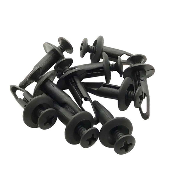 kanaroous Pack of 50 Plastic Rivet Firmness Practical Auto Part Expands Legs Bumper Fastener Fixing Fasteners Fittings Doors Clips