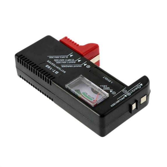 kanaroous Universal Color Indicator Battery Tester Analyzer AAA/AA/C/D/9V/1.5V Portable Cell Detector Household Batteries Accessories