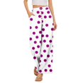 thumbnail image 1 of kaondbfi Fashion Casual Women's Wide Leg Pants High Elastic Waisted Pants Trousers with Pockets Summer Casual Pants for Women, 1 of 7